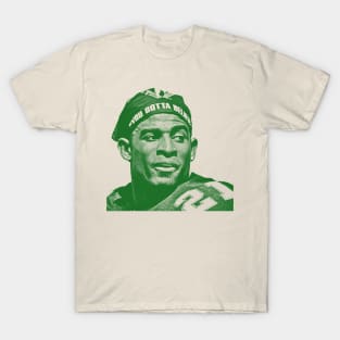 deion sanders - green solid style T-Shirt